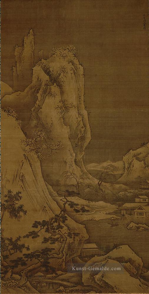 Landschaft von vier Jahreszeiten Winter 1486 Sessho Toyo Japanisch Ölgemälde
